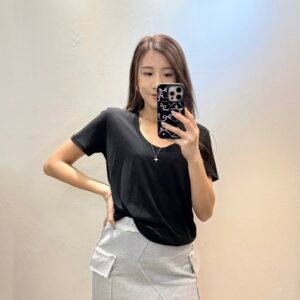 鬆身圓領Top